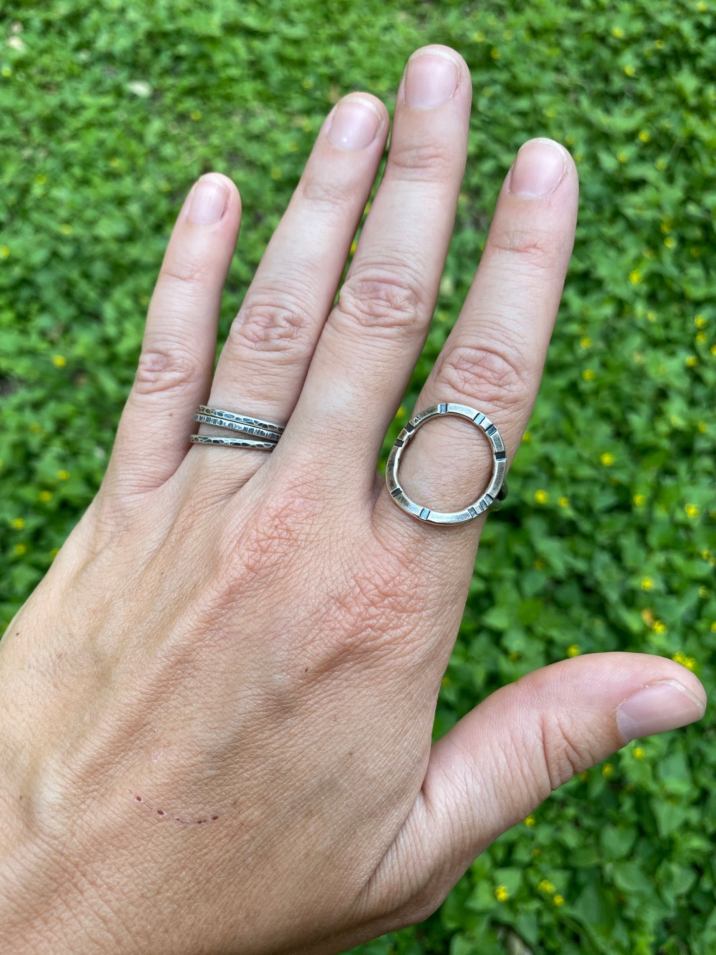 Anvil Circle Ring (multiple sizes available)